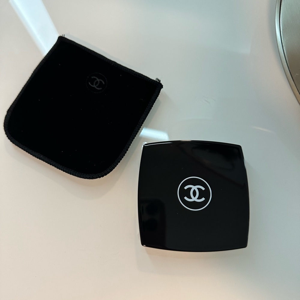 Chanel Black Compact mirror